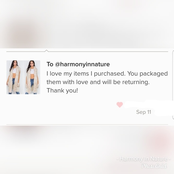 Last 1 🎉Host Pick Ivory Soft Knit Vest Fur Lined - Picture 8 of 8